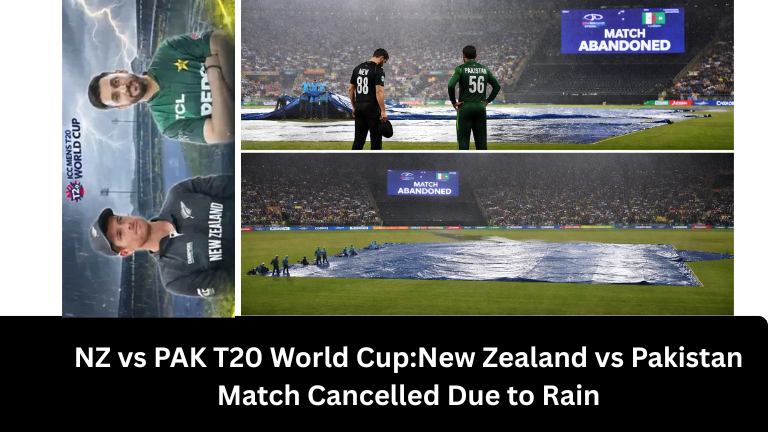 NZ vs PAK T20 World Cup