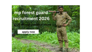 forest guard recruitment-2026